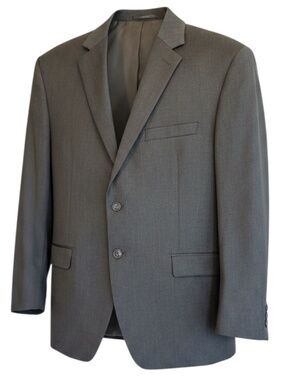 Calvin Klein 100% Wool Stretch Slim Suit and Pants – Charcoal